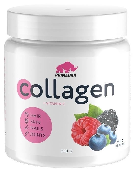 Primebar Коллаген, порошок для приема внутрь, 200 г, 1 шт, лесные ягоды фото
