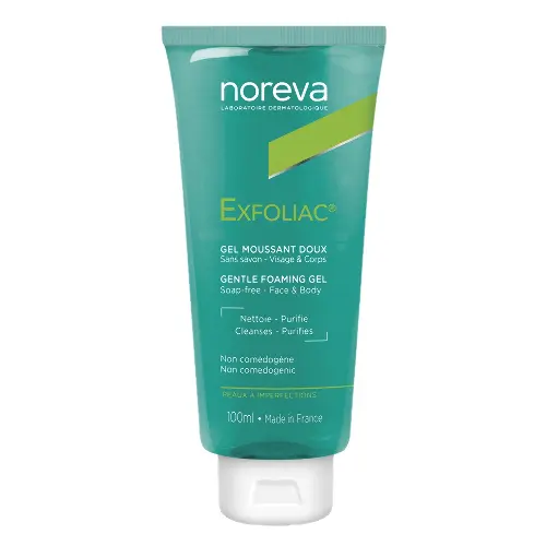 Noreva Exfoliac гель для лица и тела мягкий очищающий, гель, 100 мл, 1 шт. фото
