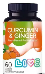 Livs Куркумин и имбирь, пастилки мармеладные, 60 шт. фото