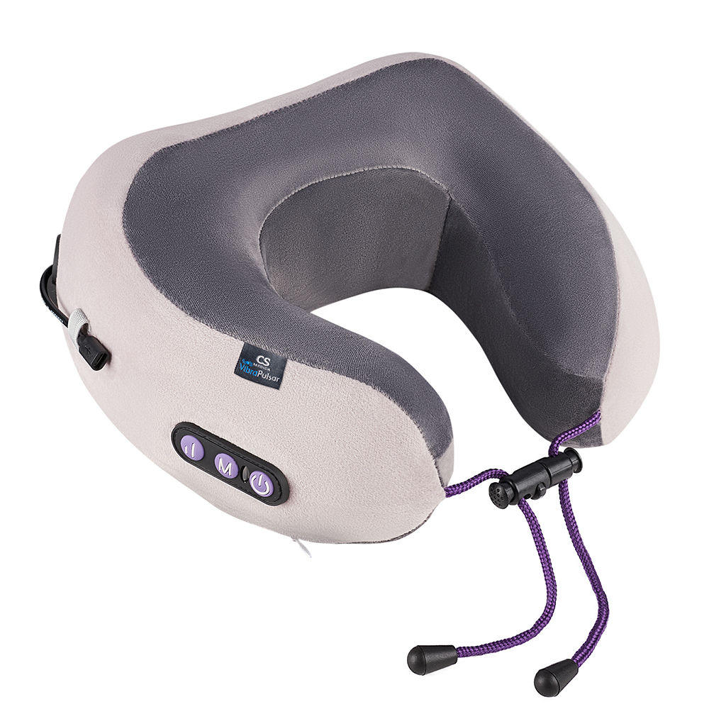 CS Medica Беспроводная роликовая массажная подушка для шеи VibraPulsar CS-cr4 DUALRELAX, 1 шт. фото