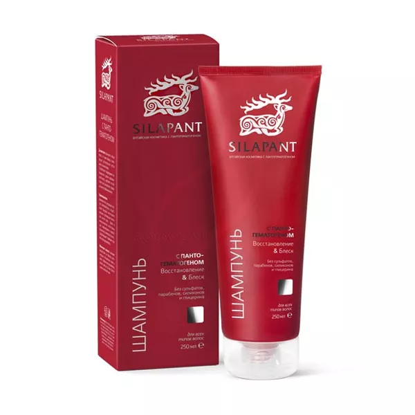 Силапант шампунь для волос с пантогематогеном, шампунь, 250 мл, 1 шт. фото