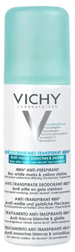 Vichy Deodorants дезодорант-аэрозоль против белых и желтых пятен 48 ч, спрей, 125 мл, 1 шт. фото