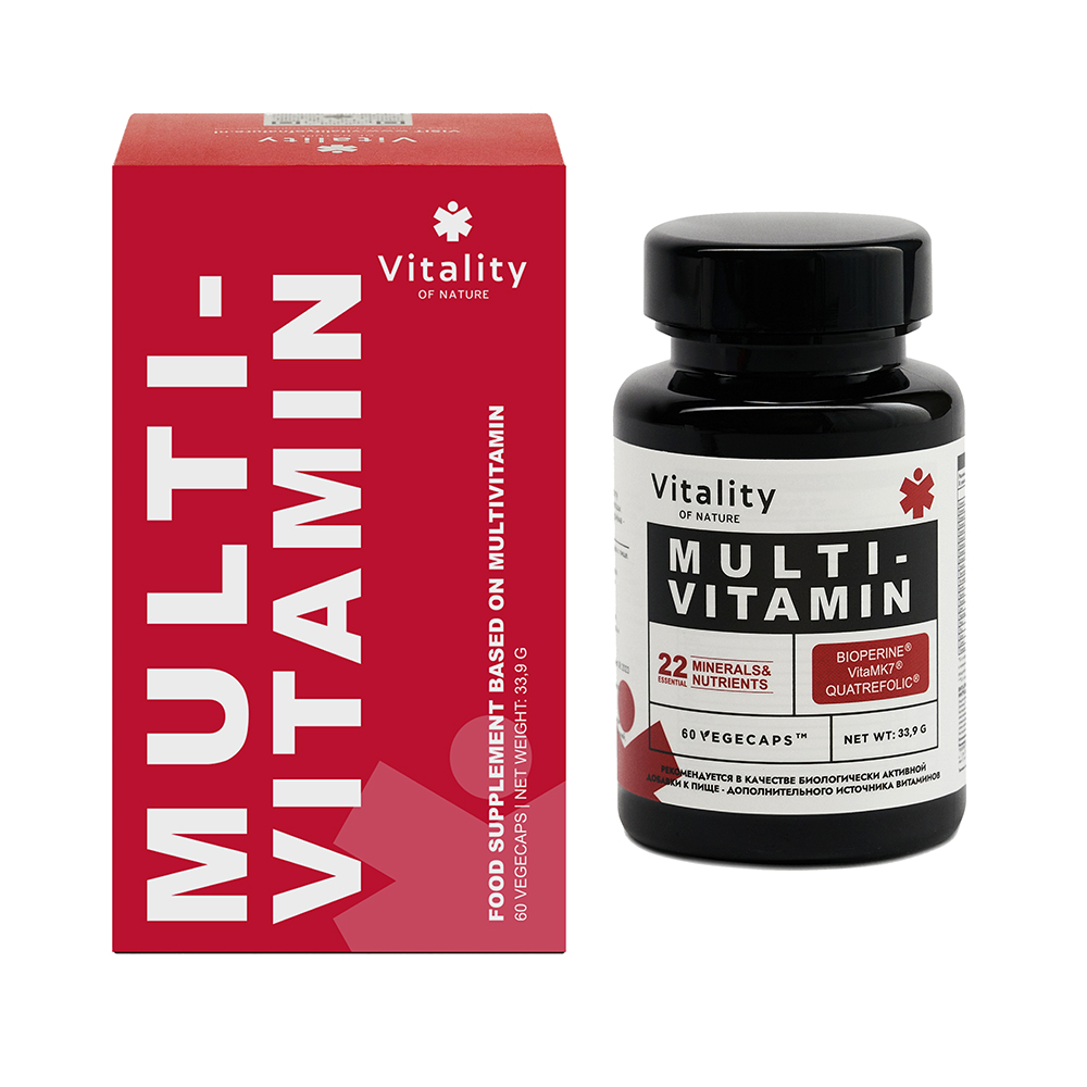 Vitality Мультивитамины для взрослых, капсулы, 60 шт. фото