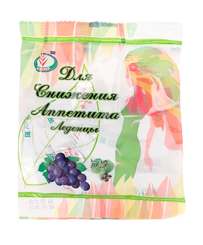 Леденцы Для снижения аппетита на лактите, леденцы, 50 г, 1 шт. фото