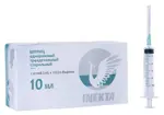 Inekta Шприц 3-х компонентный, 10 мл, шприц в комплекте с иглой, 100 шт, 21G (0.80х40) фото 