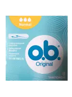 O.b. original normal, тампоны женские гигиенические, 8 шт. фото
