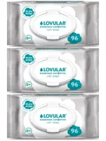 Lovular hot wind салфетки влажные для детей, салфетки влажные, 288 шт, упаковка 96 х 3 фото 2