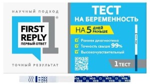 Тест для определения беременности Первый Ответ, 1 шт. фото