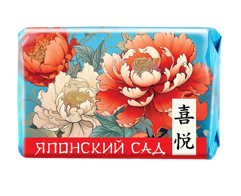 Невская Косметика Мыло туалетное японский сад любовь и радость, мыло твердое, 90 г, 1 шт. фото