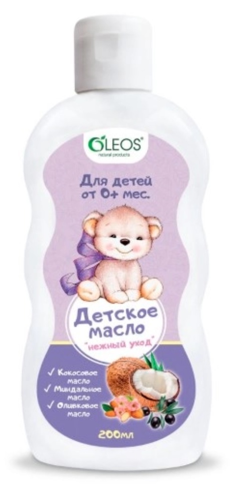 Oleos Масло детское массажное, 200 мл, 1 шт. фото