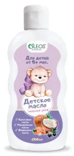 Oleos Масло детское массажное, 200 мл, 1 шт. фото