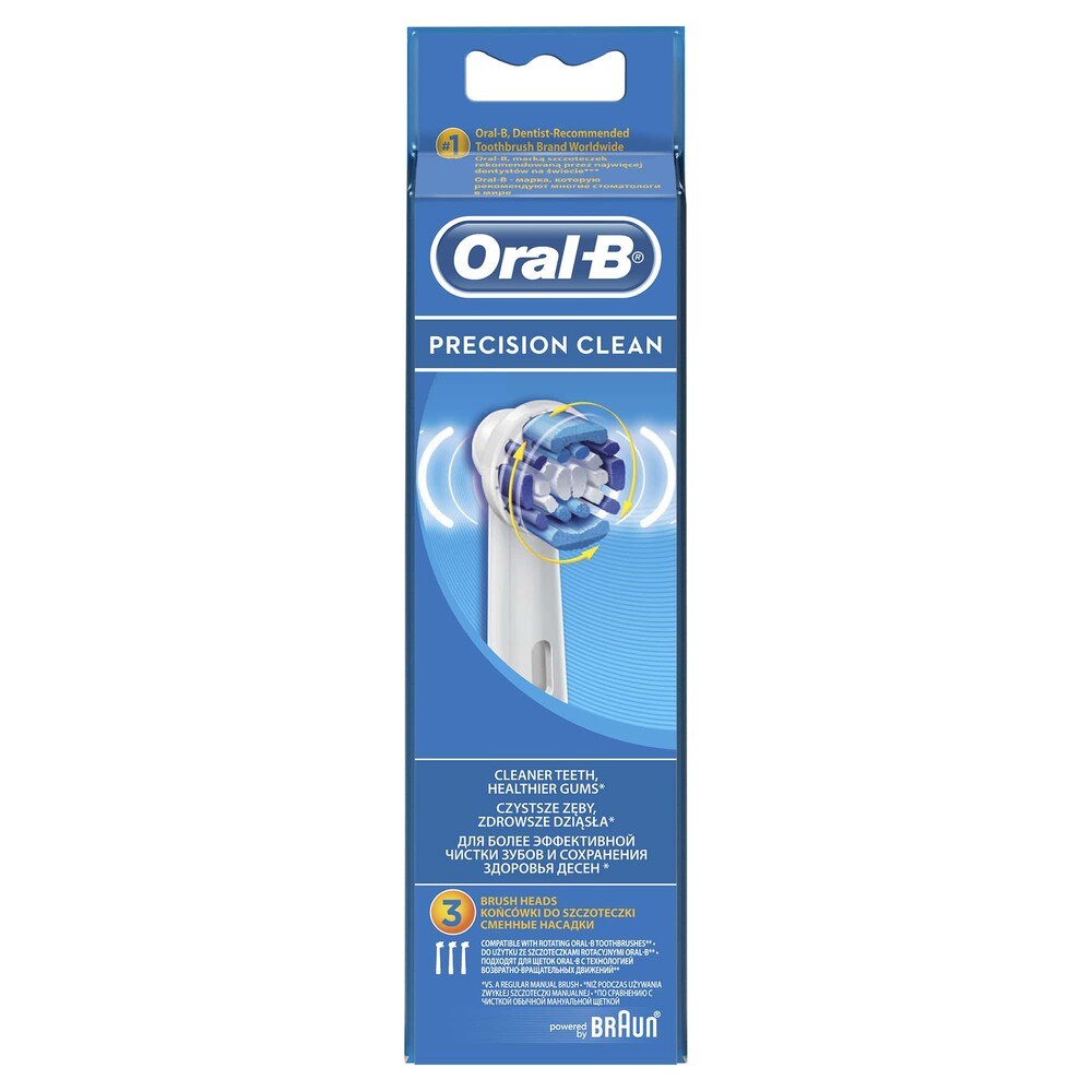 Oral-B Precision clean Насадка для электрической зубной щетки, 3 шт, CleanMaximiser, арт. EB20 фото