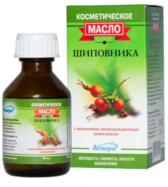 Масло шиповника косметическое, масло косметическое, 30 мл, 1 шт. фото