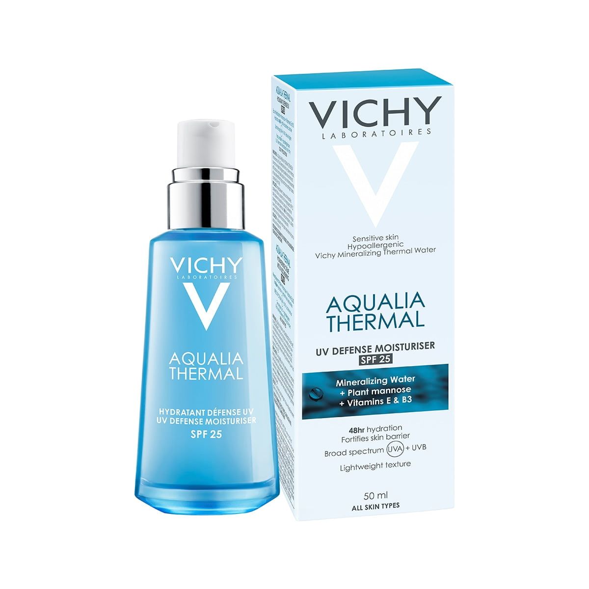 Vichy Aqualia Thermal Увлажняющая эмульсия SPF25, эмульсия, 50 мл, 1 шт. фото