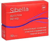 Sibella Дуослим Вечер, капсулы, 30 шт. фото