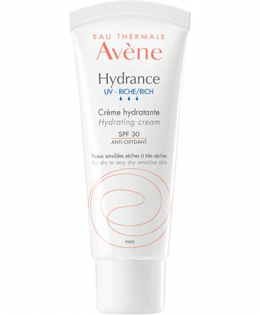 Avene Hydrance UV Riche крем увлажняющий для сухой кожи, крем для лица, 40 мл, 1 шт, SPF 30 фото