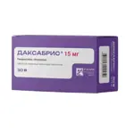 Даксабрис, 15 мг, таблетки, покрытые пленочной оболочкой, 30 шт. фото