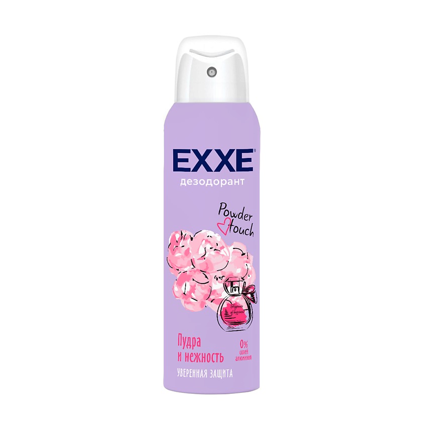 EXXE Powder touch дезодорант Пудра и нежность, аэрозоль, 150 мл, 1 шт. фото