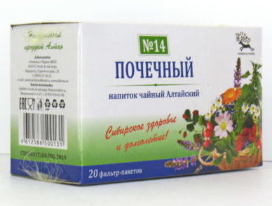 Чайный напиток Алтайский №14 Почечный, фиточай, 1.5 г, 20 шт. фото