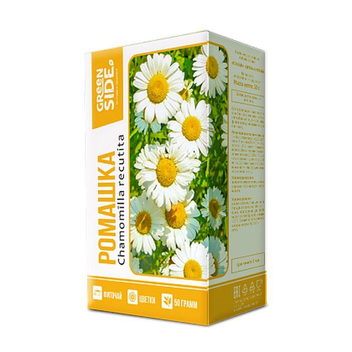 Ромашка цветки, фиточай, 50 г, 1 шт. фото