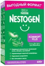 Nestogen 1 Комфорт Plus, смесь молочная сухая, 600 г, 1 шт, для детей с рождения, с пребиотиками и пробиотиками фото