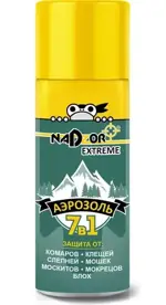 Nadzor Extreme Аэрозоль 7в1 от комаров, клещей, мошки, мокрецов, слепней, москитов, блох, аэрозоль, 100 мл, 1 шт. фото