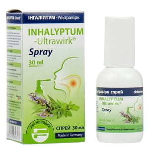 Ингалиптум-ультравирк Средство гигиены полости рта, спрей, 30 мл, 1 шт. фото
