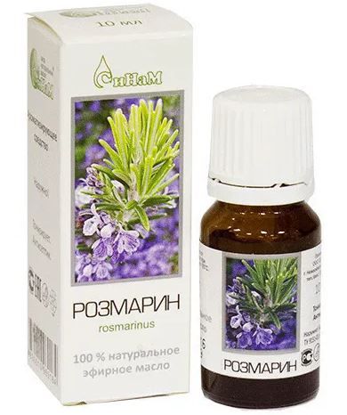Масло эфирное Розмарин, масло эфирное, 10 мл, 1 шт. фото