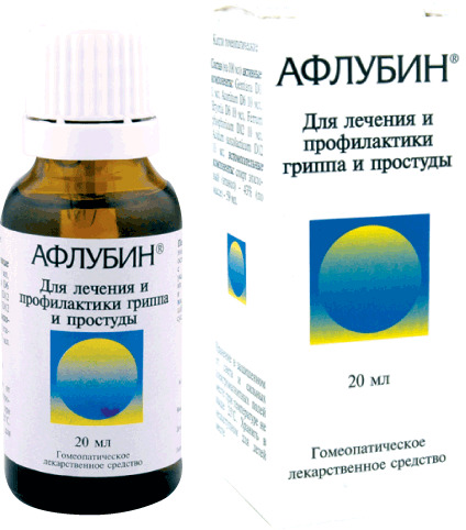 Афлубин, капли гомеопатические, 20 мл, 1 шт. фото