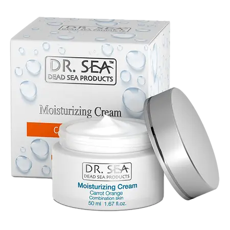 Dr. Sea Крем увлажняющий для лица, крем для лица, 50 мл, 1 шт, с маслами моркови и экстрактом апельсина фото