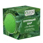 Oleos шар бурлящий для ванн, 110 г, 1 шт, пихта фото 2