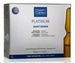 Martiderm platinum ночное восстановление ампулы для лица, сыворотка, 2 мл, 10 шт. фото 