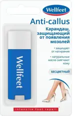 Wellfeet карандаш защищающий от появления мозолей, карандаш, 4.5 г, 1 шт. фото