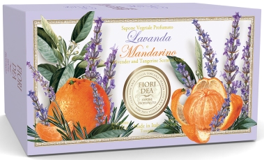 Fiori Dea Мыло Лаванда и мандарин, мыло, 125 г, 2 шт. фото