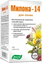 Милона-14 для почек, 0.5 г, таблетки, 100 шт. фото