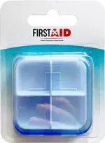 Ферстэйд таблетница на день карманная 4 отделения, 1 шт. фото