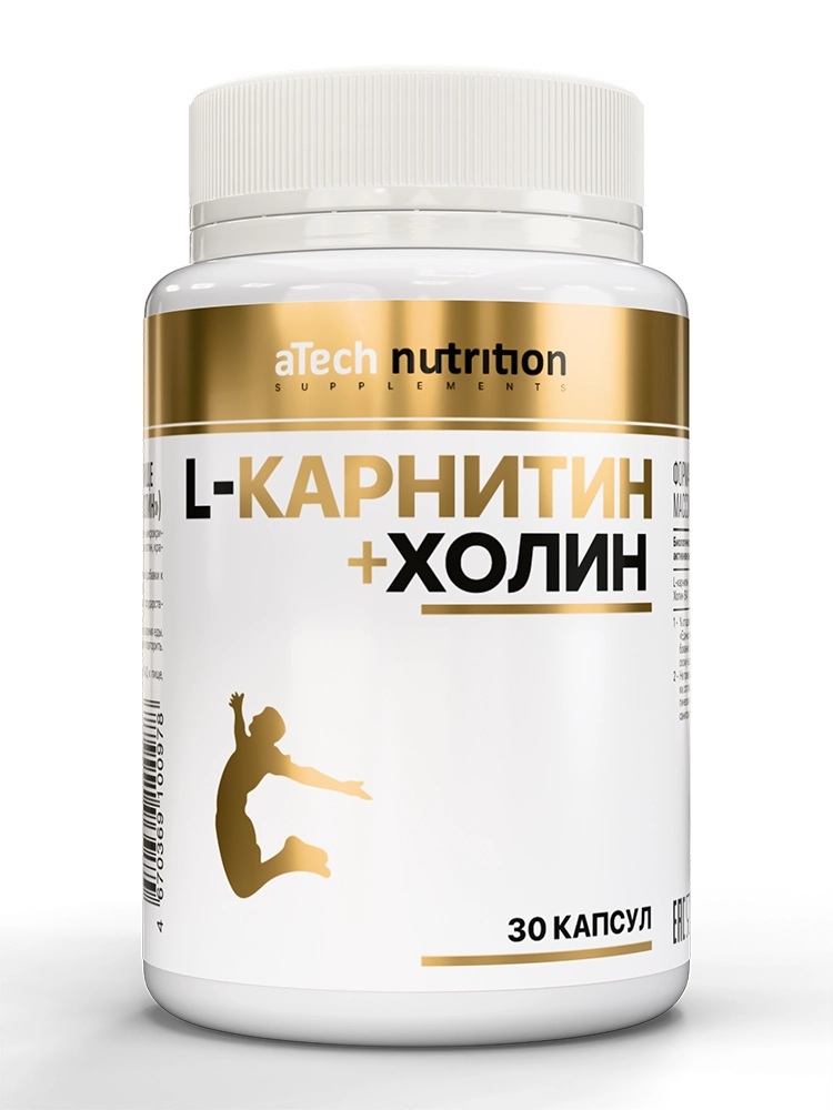 Atech nutrition L-карнитин + Холин, капсулы, 30 шт. фото