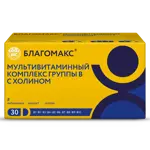 Благомакс Мультивитаминный комплекс группы В с холином, капсулы, 30 шт. фото