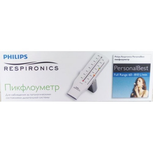 Philips Respironics Personal Best Пикфлоуметр Full Range 60-810, 1 шт, для взрослых фото