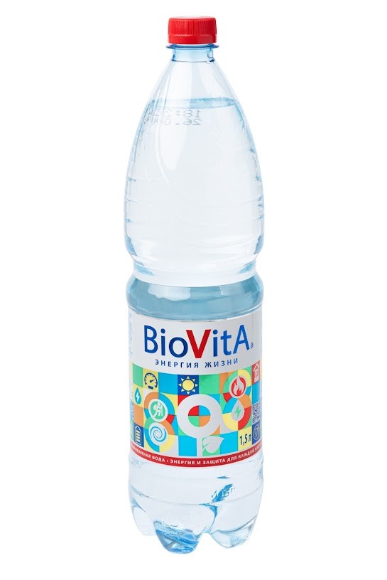 BioVita Вода минеральная негазированная, вода питьевая негазированная, 1.5 л, 1 шт, для детей от 3 лет фото