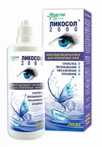 Ликосол-2000 Раствор для контактных линз, раствор для обработки и хранения контактных линз, 240 мл, 1 шт. фото 