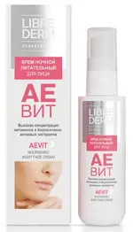 Librederm Аевит Крем питательный ночной, крем для лица, 50 мл, 1 шт. фото