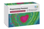 Индапамид Реневал, 1.5 мг, таблетки с пролонгированным высвобождением, покрытые пленочной оболочкой, 90 шт. фото