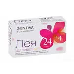 Лея, 3 мг+0.02 мг, таблетки, покрытые пленочной оболочкой, 24 табл. активн.+4 табл. плацебо, 28 шт. фото