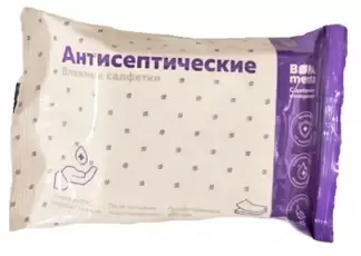 Bona Mente! Салфетки влажные антисептические, 20 шт. фото