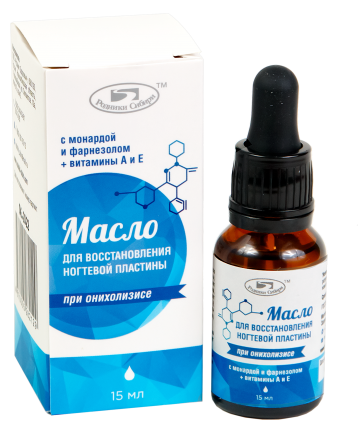Родники Сибири Масло для восстановления ногтевой пластины, масло для ногтей, 15 мл, 1 шт, с монардой и фарнезолом фото