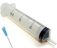 Шприц 3-х компонентный KD-Ject, 20 мл, шприц в комплекте с иглой, 1 шт, 21G (0.80х40) фото