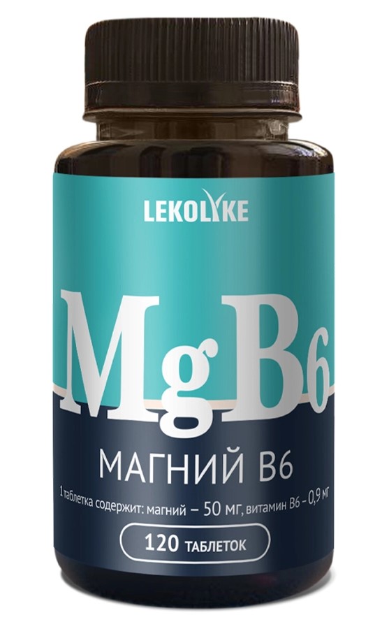 Lekolike Магний B6, таблетки, 120 шт. фото