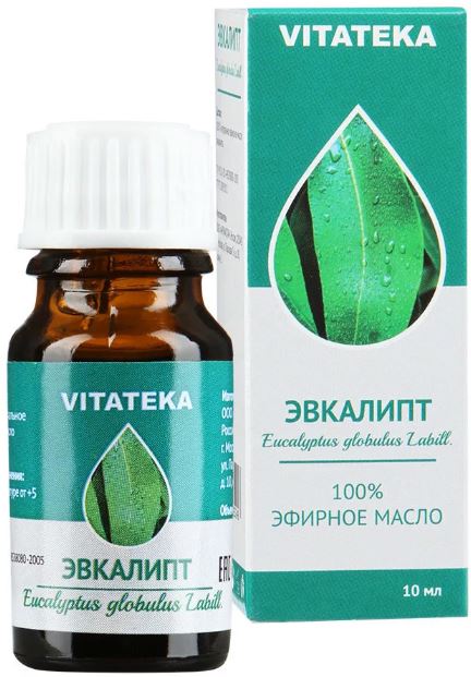Витатека Масло Эвкалипта эфирное, масло эфирное, 10 мл, 1 шт. фото