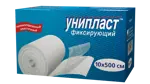Унипласт пластырь фиксирующий, 10 см х 500 см, пластырь медицинский, 1 шт, на основе сетчатого нетканого материала фото